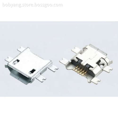 Micro USB 5P Receptacle B TYPE SMT Drop-in
